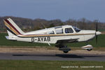 G-AYAB @ EGBT - at the Vintage Aircraft Club spring rally - by Chris Hall