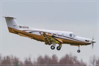 M-UTIN @ ELLX - Pilatus PC-12/45 - by Jerzy Maciaszek