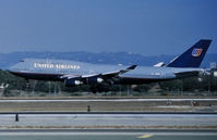 N184UA @ LAX - Copied from slide. - by kenvidkid