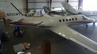 N255WT @ KRHV - A very rare 2007 Cessna Citation II sitting inside the Lafferty Aircraft Sales hangar waiting to be sold. - by Chris L.