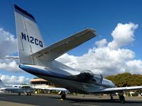 N12CQ @ KRHV - A transient 1993 Cessna Citation 560 Ultra (Paloma Air LLC - Santa Maria, CA) visiting Reid Hillview Airport, CA to avoid the higher priced landing fee and San Jose Intl.  - by Chris L.