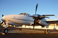 UNKNOWN @ KRHV - A rare transient King Air 250 sitting in front of Nice Air. It was here for a 49er football game. No tail # as per request of the owner. - by Chris L.