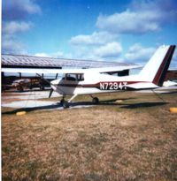 N7294T @ 3EX - N7294T in 1985 right after paint. Located at Excelsior Springs, MO 3ex - by Bill French