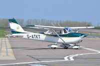 G-ATKT @ EGSH - Departing from Norwich. - by Graham Reeve