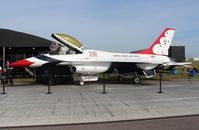 75-0745 @ LAL - YF-16 in Thunderbirds colors - by Florida Metal