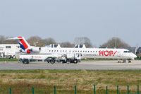 F-HMLI @ LFRB - Bombardier CRJ-1000, Refueling, Brest-Bretagne airport (LFRB-BES) - by Yves-Q