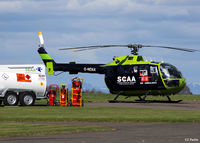 G-NDAA @ EGPT - Scottish Air Ambulance ready for action at its base at Perth EGPT. - by Clive Pattle