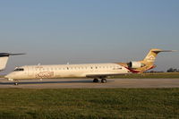 5A-LAM @ LMML - Canadair CL-600 CRJ-900 5A-LAM Libyan Airlines - by Raymond Zammit