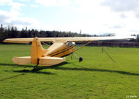 N170AZ @ XSTR - A shot of the rear of this 1950's Cessna 170A showing the lack of ailerons. Perhaps awaiting repair ? - pictured at the Strathallan Airfield, XSTR, near Auchterarder, Perthshire, Scotland - the home of Skydive Scotland - by Clive Pattle