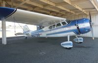 N127DD @ KRHV - A beautiful and local 1947 Cessna 195 Businessliner sitting under the shelters at Reid Hillview. This airplane deserves a hangar for sure. - by Chris L.