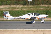 F-HOOO @ LFRB - Diamond DA-40 Diamond Star, Touch and go rwy 07R, Brest-Bretagne Airport (LFRB-BES) - by Yves-Q