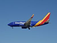N7731A @ KLAS - Southwest Airlines, seen here landing at Las Vegas Int'l(KLAS) - by A. Gendorf
