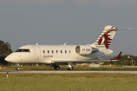 A7-CEG @ LMML - Canadair CL-600 Challenger 605 - by Raymond Zammit