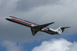 N9402W @ DFW - American Airlines MD-80 departing DFW Airport