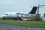 G-BVWD @ EGBP - ex D-AVRE Lufthansa CityLine, in storage at Kemble - by Chris Hall