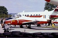 XW427 @ EGDX - BAC Jet Provost T.5A [EEP/JP/1049] (Royal Air Force) RAF St Athan~G 20/09/1975 - by Ray Barber