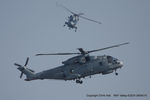 ZH841 @ EGOV - pair of Royal Navy Merlins of 824 NAS Culdrose visiting RAF Valley - by Chris Hall