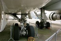 F-BPVJ @ LFPB - Boeing 747-128, Main landing gear,  Air & Space Museum Paris-Le Bourget (LFPB-LBG) - by Yves-Q