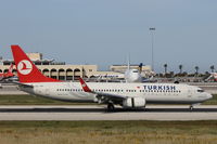 TC-JHC @ LMML - B737-800 TC-JHC Turkish Airlines - by Raymond Zammit