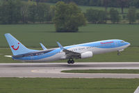 G-FDZZ @ LOWW - Thomson Airways Boeing 737 - by Andreas Ranner