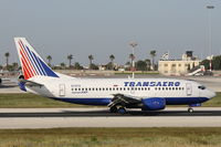 EI-DTX @ LMML - B737-500 EI-DTX Transaero - by Raymond Zammit