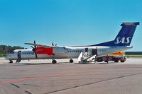 LN-RDQ @ EKAH - De Havilland Canada DHC-8Q-402 Dash 8 [4008] Aarhus~OY 08/06/2000 - by Ray Barber