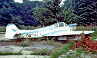 OO-MVD @ EBGT - Morane-Saulnier MS.570 [01] Ghent~OO 14/08/1977. From a slide. - by Ray Barber