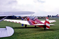 OY-FAK @ EGTH - S.A.I. KZ.II [115] Old Warden~G 13/07/1980. From a slide. - by Ray Barber