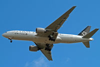 N76021 @ EGLL - Boeing 777-224ER [39776] (United Airlines) Home~G 15/07/2014. On approach 27R. - by Ray Barber