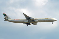 A6-EHI @ EGLL - Airbus A340-642 [929] (Etihad Airways) Home~G 15/07/2014. On approach 27L. - by Ray Barber