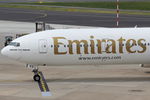A6-EGQ @ EDDL - Emirates, Boeing 777-31H(ER), CN: 41076 - by Air-Micha