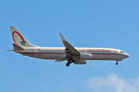CN-ROK @ EGLL - Boeing 737-8B6 [33064] (Royal Air Maroc) Home~G 15/07/2014. On approach 27L. - by Ray Barber