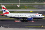 G-EUOI @ EDDL - British Airways, Airbus A319-131, CN: 1606 - by Air-Micha