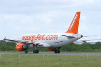 G-EZET @ LFRB - Airbus A319-111, Take off rwy 25L, Brest-Bretagne airport (LFRB-BES) - by Yves-Q