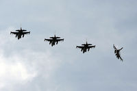 J-516 @ EHLW - J-513, J-516, J-013 and J-197 on a run-in-and-break before landing - by Nicolai Schembri