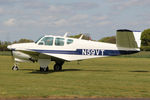 N59VT @ EGBR - Beech K35 Bonanza at The Real Aeroplane Club's Auster Fly-In, Breighton Airfield, May 4th 2015. - by Malcolm Clarke