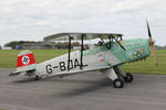 G-BJAL @ EGBR - CASA 1-131E Jungmann at The Real Aeroplane Club's Auster Fly-In, Breighton Airfield, May 4th 2015. - by Malcolm Clarke