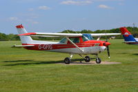 G-GFIG @ EGLD - Cessna 152 at Denham. Ex EI-CCP - by moxy
