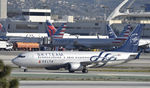 N381DN @ KLAX - Taxiing to gate - by Todd Royer