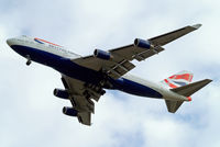 G-BNLP @ EGLL - Boeing 747-436 [24058] (British Airways) Home~G 16/08/2014. On approach 27R. - by Ray Barber