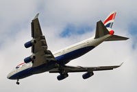 G-BNLP @ EGLL - Boeing 747-436 [24058] (British Airways) Home~G 16/08/2014. On approach 27R. - by Ray Barber