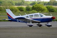 G-BBKX @ EGFH - Cherokee Challenger, Royal Aircraft Establishment Aero Club, Farnborough based. - by Derek Flewin
