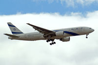 4X-ECC @ EGLL - Boeing 777-258ER [30833] (El Al-Israel Airlines) Home~G 19/08/2014. On approach 27L. - by Ray Barber