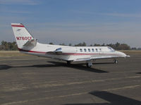 N780CF @ KTLR - Carfayne, Inc. (Corvallis, OR) operates one of the earliest Cessna 550s (550-0014) still on FAA register - @ Mefford Field (Tulare, CA) for 2014 International Ag Expo - by Steve Nation