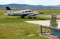 G-SUEB @ EGPN - Taxy away from the GA parking area at Dundee Riverside EGPN - by Clive Pattle