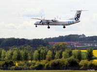 G-JECR @ EGPH - Crossing the airport boundary and about to land at Edinburgh EGPH - by Clive Pattle