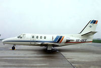 SE-DEZ @ EHAM - Cessna Citation I SP [501-0279] Amsterdam-Schiphol~PH 12/05/1979. From a slide. - by Ray Barber