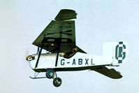 G-ABXL @ EGTH - Granger Archaeopteryx [3A] Old Warden~G 30/06/1974. From a slide. - by Ray Barber