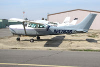 N4763S @ KTLR - privately-owned Cessna TR182 from Stockton, CA @ Mefford Field (Tulare, CA) for 2014 International Ag Expo - by Steve Nation