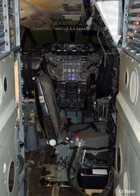 G-AXDN @ EGSU - A view of the cockpit area of Concorde 101 G-AXDN on display at the IWM Duxford - by Clive Pattle